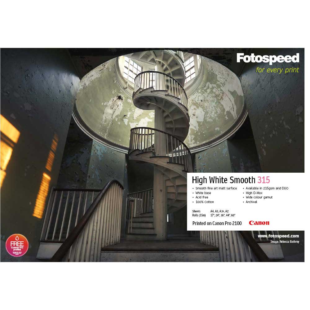 Fotospeed High White Smooth 315