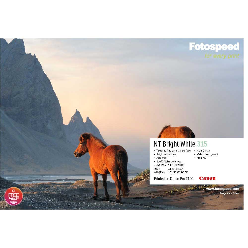 Fotospeed Natural Textured Bright White 315