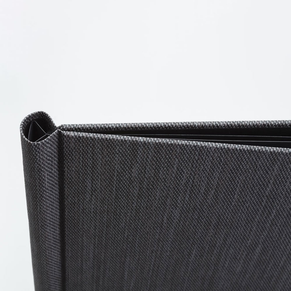 Fotospeed Spring Back Binder 8x8" 15mm - Canvas Black